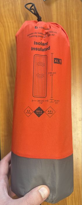 Надуваем дюшек MT500 AIR ISOLANT XL