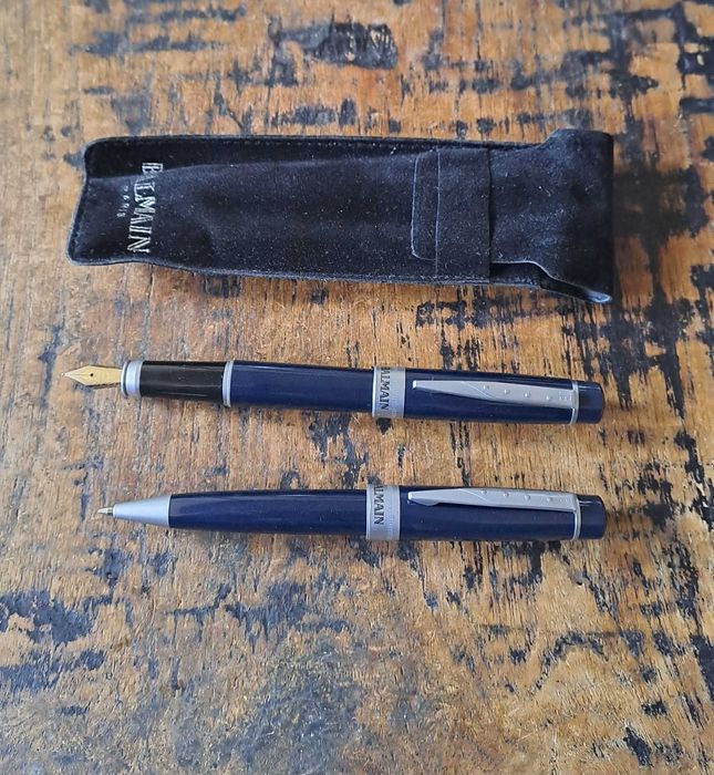 писалка и химикалка Balmain Paris Балмейн Париж комплект в калъф