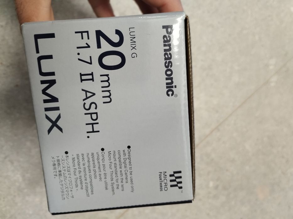 Obiectiv NOU, Panasonic Lumix G 20mm F1.7 ll ASPH, MFT