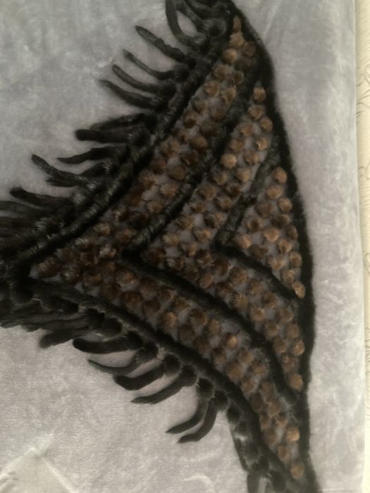 Норковая шаль для покрытия плечь