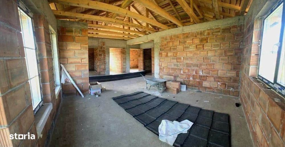 De vanzare casa noua, suprafata construita 100mp, teren 500mp,3 camere