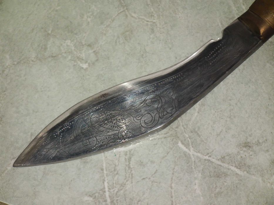 Cutit maceta Kukri nepalez cutit Gurkha masiv lama gravatá teacá nr.6