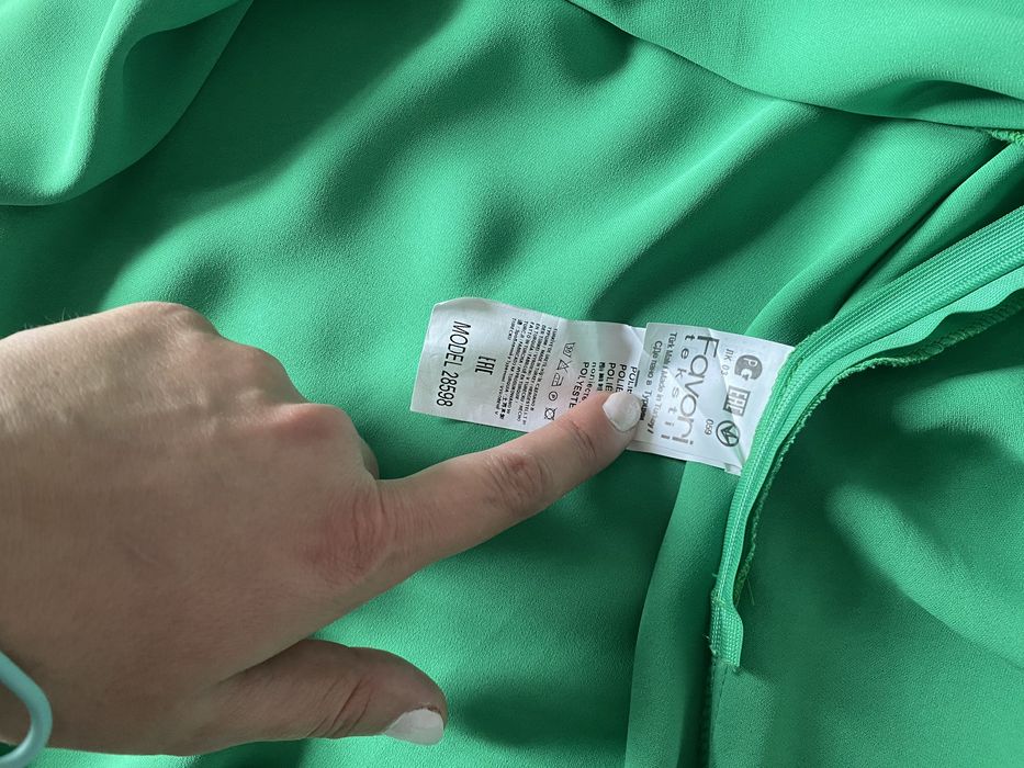 Дамска Зелена Рокля FAVORI