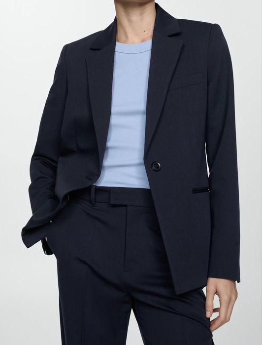 MANGO дамско тъмносиньо сако