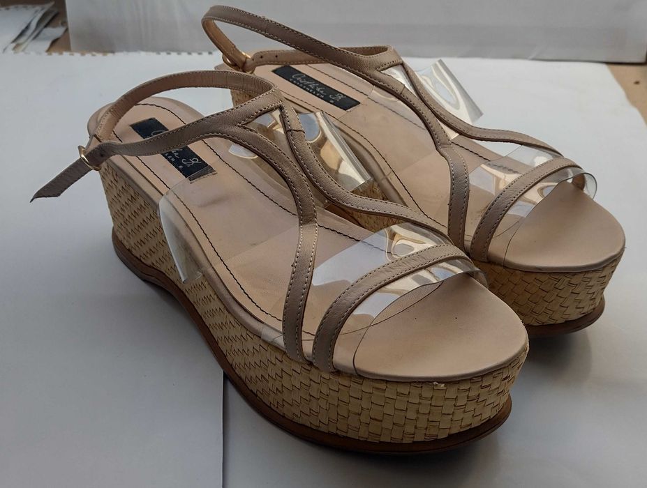 Sandale Musette piele si transparent talpa ortopedica marime 39 40