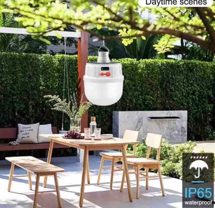 Соларна къмпинг лампа за окачване 2022, LED