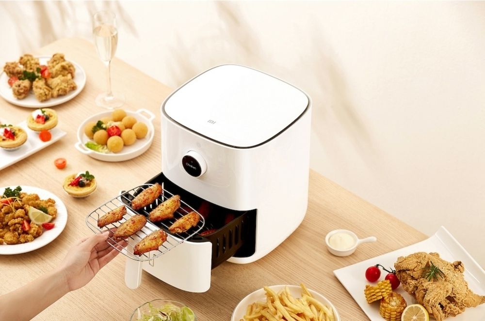 Friteuza cu aer cald Xiaomi Mi Smart Air Fryer BHR4849EU, 1500W, 3.5L, 8 programe, alb