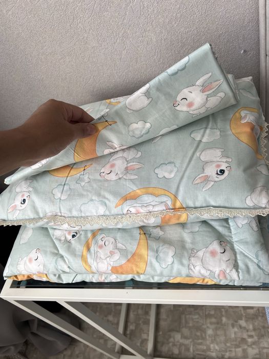 Детский комплект постельного белья с одеялом