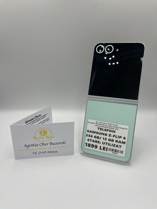 Samsung Z Flip 6 256GB/12GB RAM FACTURA/GARANTIE #50281
