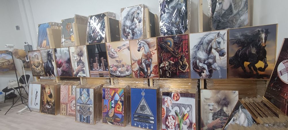 Әртүрлі тақырыптағы картиналар