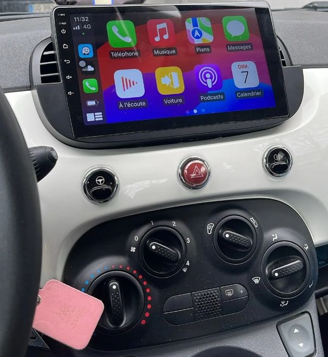 Fiat 500 мултимедия Android GPS Навигация