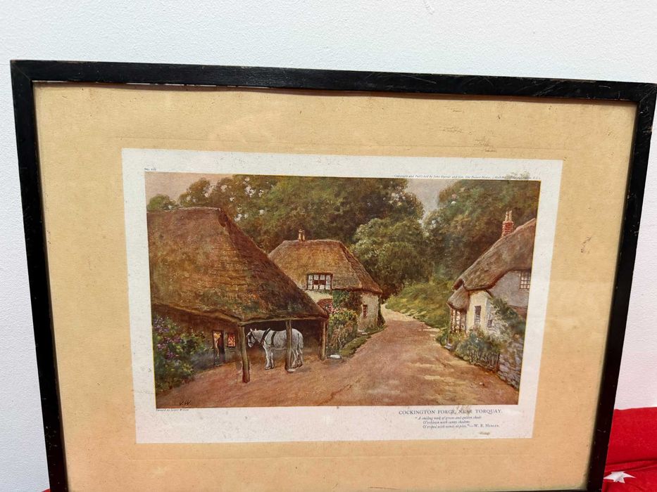 tablou vechi deosebit tablou vechi anglia dim43x33 cm tablou cu sticla