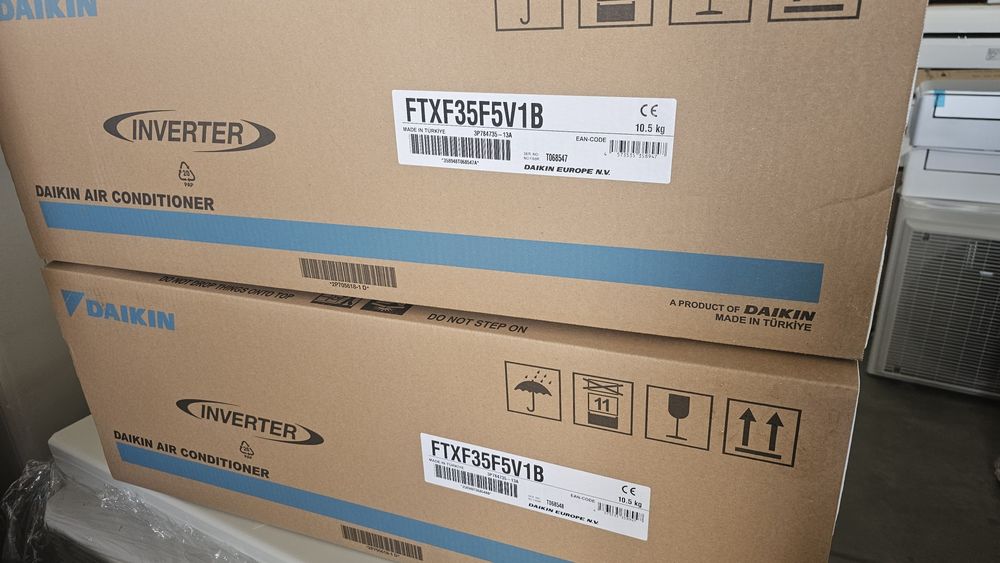 Daikin вътрешно тяло 4kw за воден конвектор FTXF35 с дистанционно