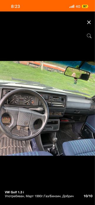 Golf II 1.3i 55(kc) 1990г газ /бензин Повдигнат,роубар с желязна кора бод двигателя.В много добро техническо състояние. Тел. 0887 701 625