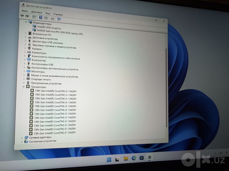 Срочно ! Hp Victus 2026 i5 13th RTX 6gb Oyin Dasturlash grafika it