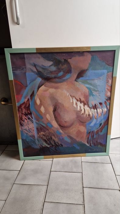 Различни стари картини пейзаж, къща