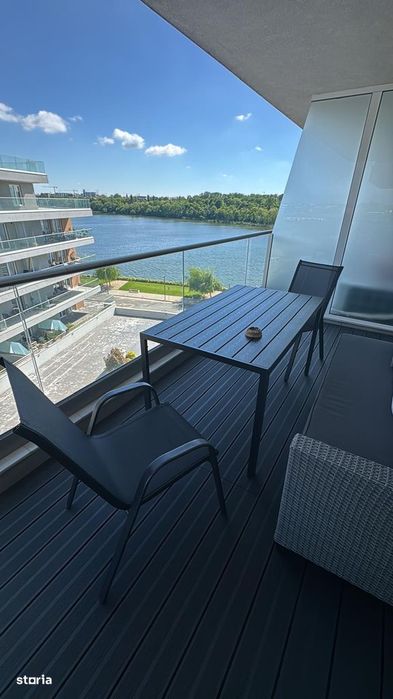 2 Camere Pe Lac Mobilat Utilat Nou Lebada Lake Residence Etaj 4