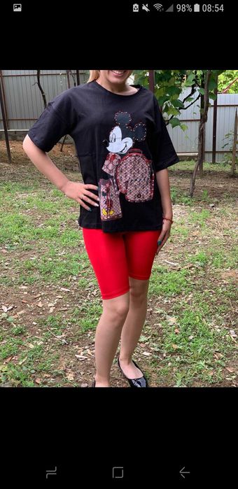 Set tricou+colant scurt