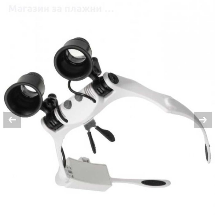 Бинокулярни увеличителни очила с 4 по 2лещи