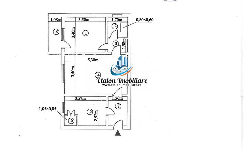 Apartament 2 camere / etaj 6 / 51 mp utili / ORION / Darmanesti