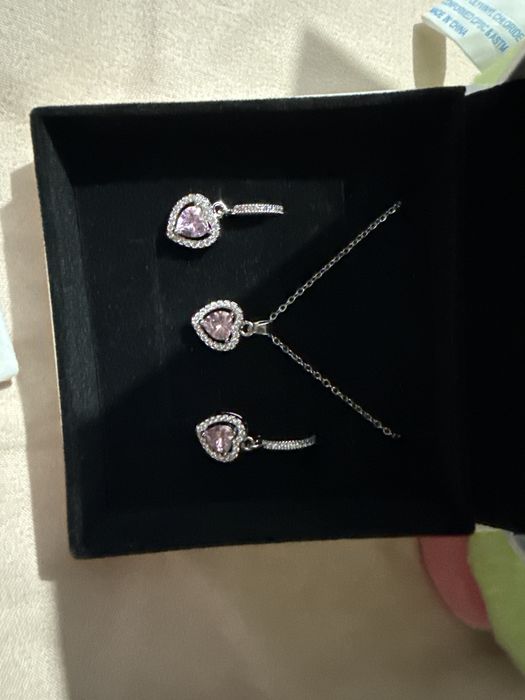 Pandora оригинал алқасы мен сырғасы