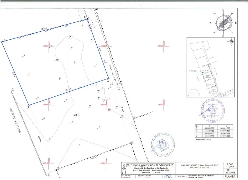 Teren de 681 mp, aproape de padure – liniste, aer curat si racoare naturala!