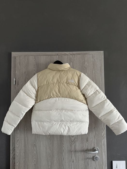 The North Face Saikuru jacheta cu puf de dama offwhite cu bej M noua