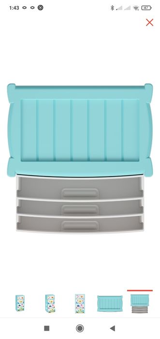 Комод для детей пластик