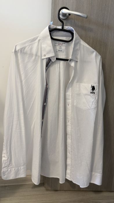 Camasa alba eleganta USPA Polo