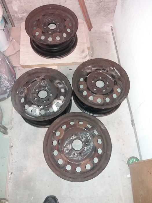 4 бр. стоманени джанти 15 цола