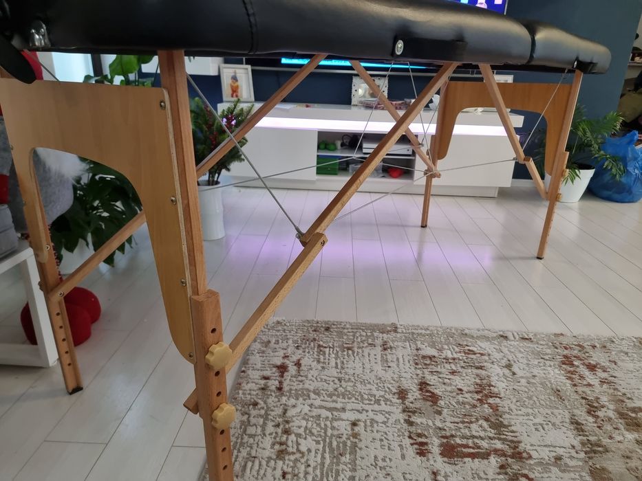 Masă/ pat de masaj/ gene/cosmetică, cadru lemn