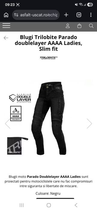 Blugi moto level 2 AAAA