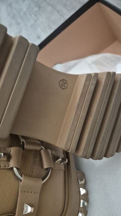Musette Ghete dama, ELISE 266, Piele naturala, Maro cenusiu, 35 EU