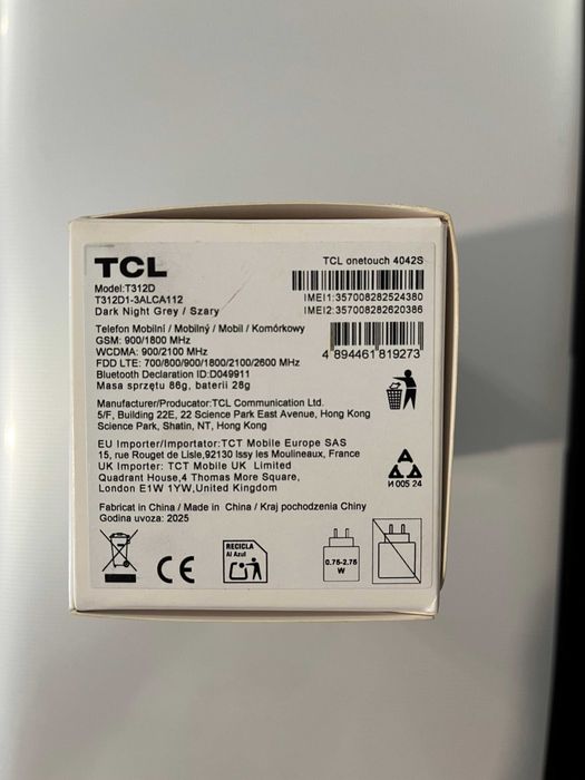Мобилен нов телефон GSM TCL onetouch 4042s 2.80