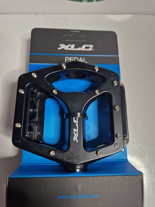 Pedale BMX bicicleta XLC flat pedal cu filet 1/2 12 mm