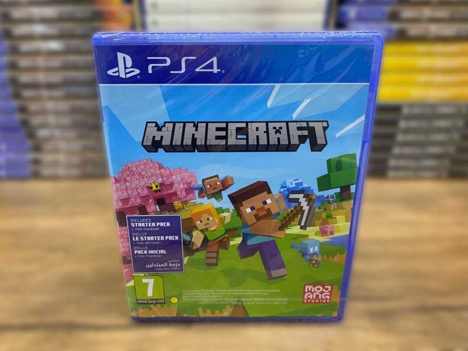 НОВЫЙ Minecraft PS4/PS5 Майнкрафт Пс4 Детские На Двоих-Четверых