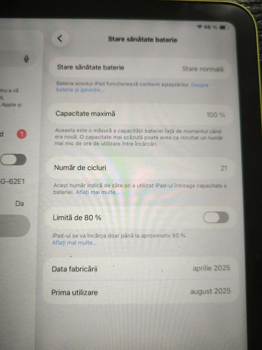 Apple iPad A16 , 128gb, ca nou