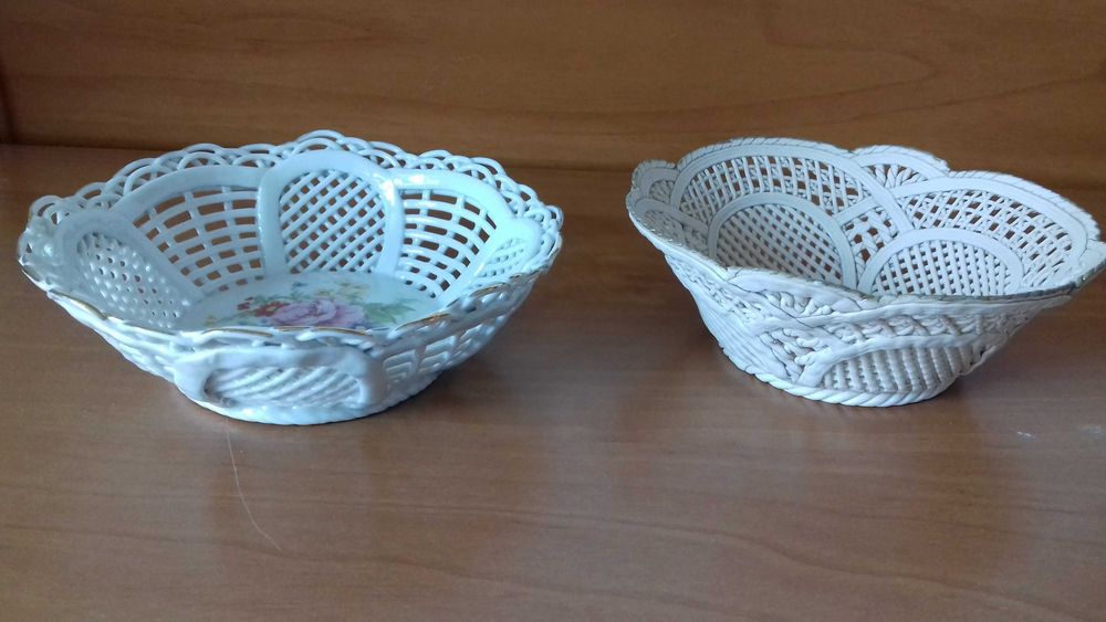 cosulete fructe/ flori portelan