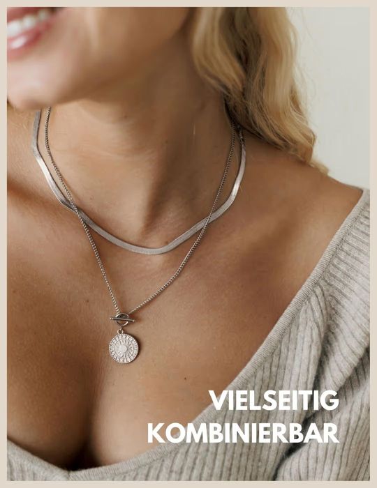 Colier dama din inox inoxidabil nou