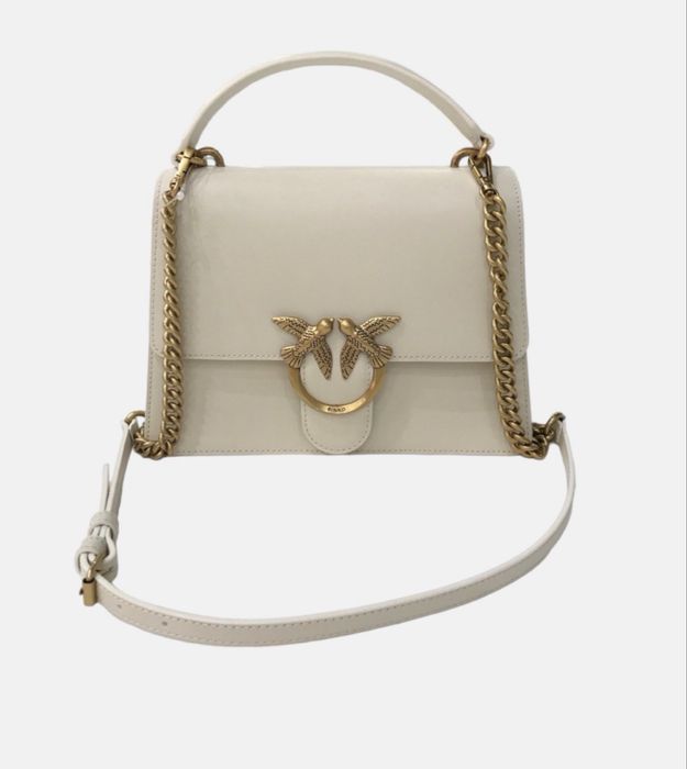 PINKO “Lov on top handle mini light vite”