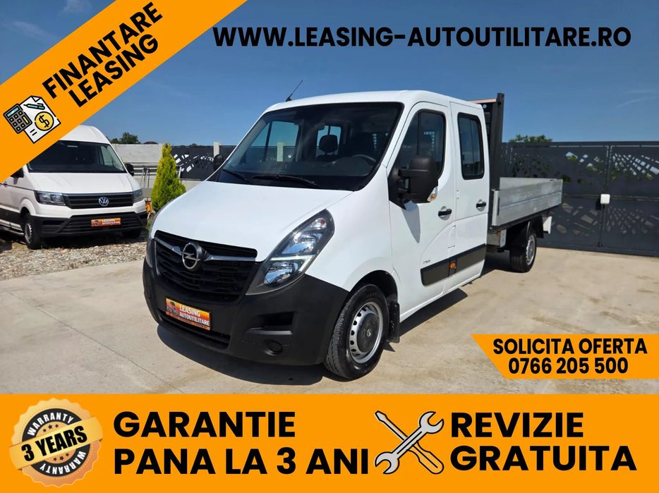 Opel New Movano Doka 7Locuri+Bena L=3.20m An 2020/134800km/Leasing/Garantie extinsa pana la 3ani fara limita Km