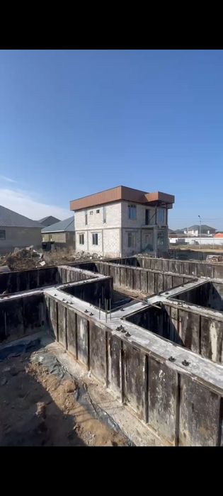 Заливка фундамента