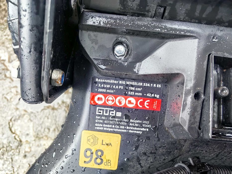 Güde BIG WHEELER 534.1 R ES косачка за трева / бензинова косачка