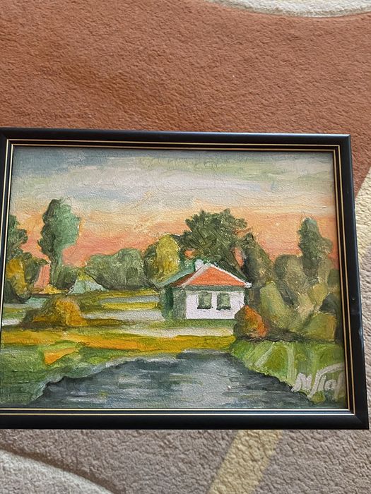 Две картини с маслени бои