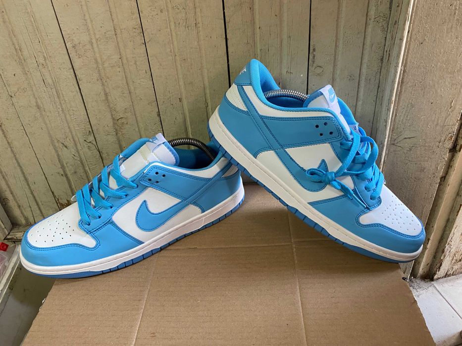 ''Nike Dunk Low UNC University Blue White''оригинални маратонки 45 ном