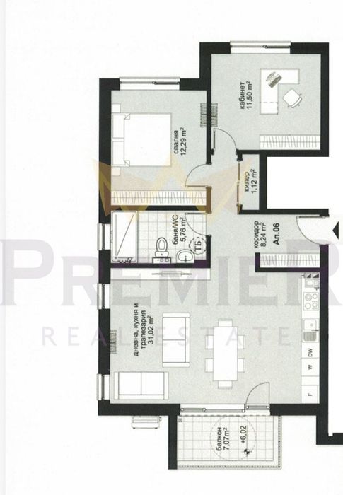 3-стаен в Варна-Виница площ 102 цена 137700