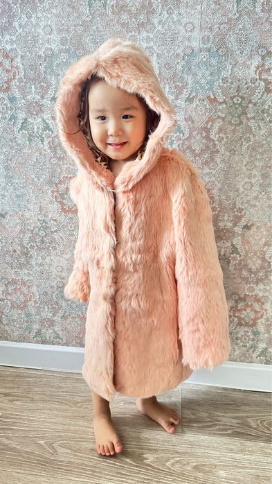 Продам детскую шубу, (розовый)