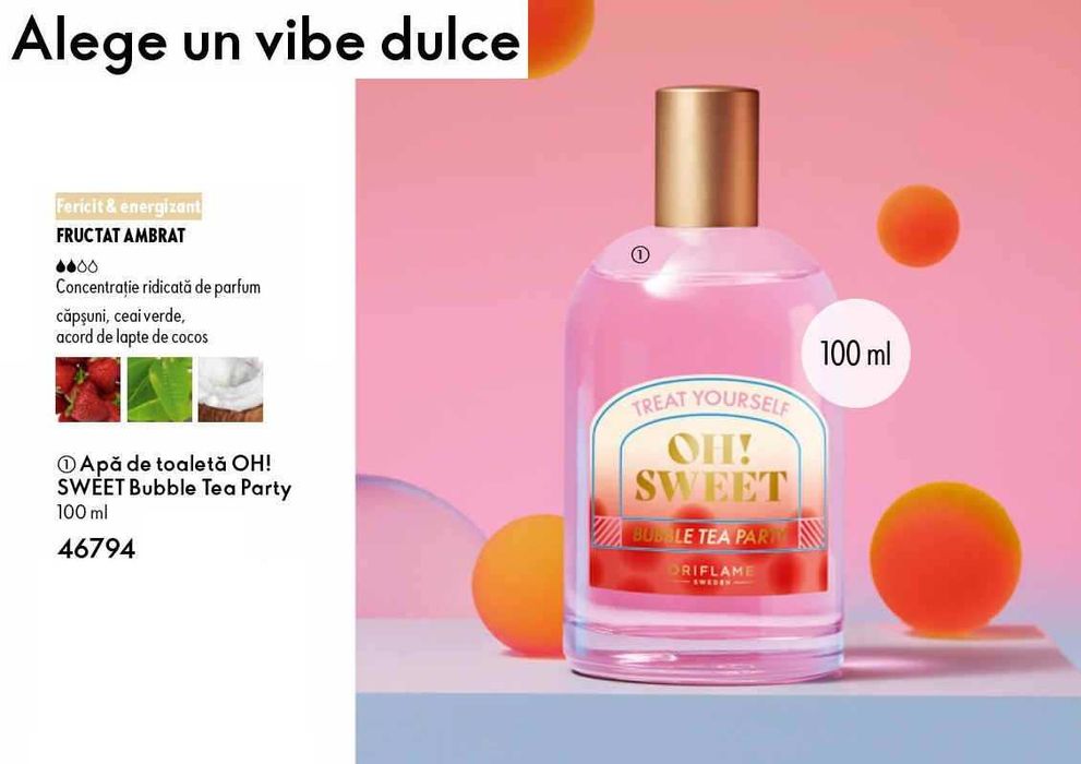 Parfum OH SWEET Bubble Tea Party Oriflame