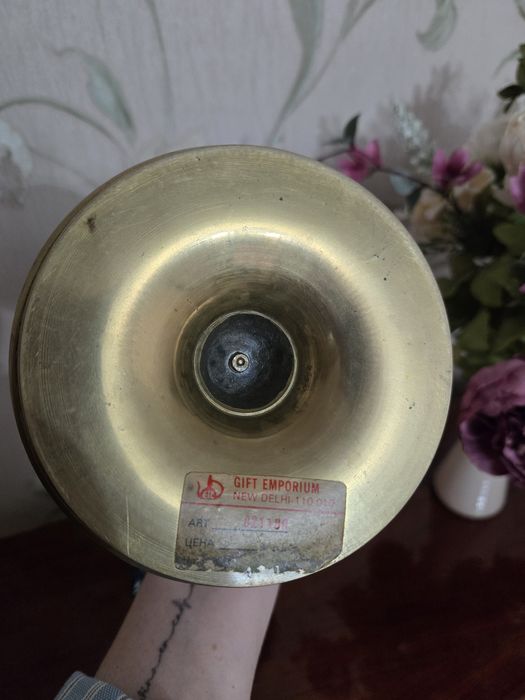 Подсвечник латунь