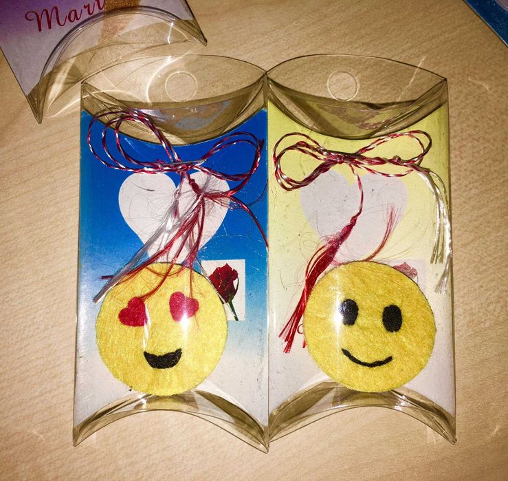 Mărțișoare fetru handmade